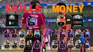 Money Vs Skills ☠️ Dream Cricket 25 Bating And Fast Bowlers Bowling Tips 4K ULTRA 