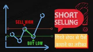 Short Selling Shares Explained in हिन्दी 2020 #shortselling #zerodha #stockmarket #finotechpathshala