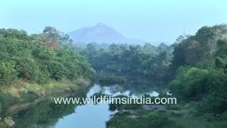 Harangi backwaters in Southern India