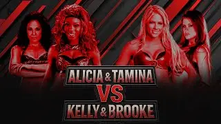 WWE 2K25: ECW Divas Tag Match — Тамина и Алисия Фокс против Келли Келли и Брук (все дивы с модифи...