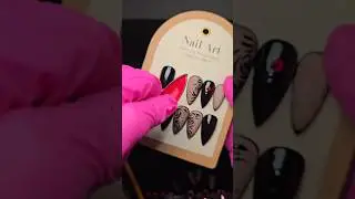 red bottoms lace inspired valentines day set #valentinesnails #nailart
