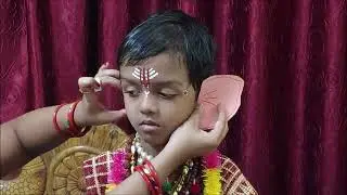 Ganesh Fancy Dress | Ganesh Makeup | Getup | Ganpati Dress | Vinayagar Makeup Vesham  @WDuniya​