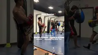Live Session with Coach Mavi at Assembly Line Muay Thai! 🥊🔥 #MuayThai #CoachMavi #FightLife