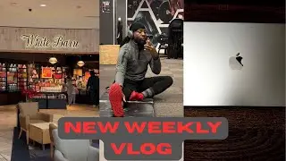 CHRISTMAS VLOG| MACBOOK AIR UNBOXING| SHOPPING