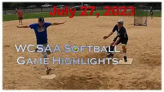 July 27, 2023 - WCSAA Softball Highlights