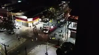 Repique por el paso de la peregrinación, fiestas patronales de la Parroquia de San Juan Bosco