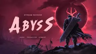 Abyss Twitch Overlay and Alerts Stream Package for OBS
