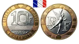 💥عملة10فرنك الفرنسية لابستيل واسعارها لسنة1988حتى2001 وحظ سعيد للجميع