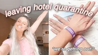 FINAL DAYS IN HOTEL QUARANTINE IN SYDNEY AUSTRALIA | guard testing positive, leaving process & more!