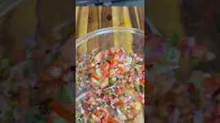 How to make pico de gallo #cooking #shorts