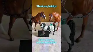Let&rsquo;s unbox some GORGEOUS tack from ​⁠@infinitybreyers&rsquo;s shop! 🩵#breyerhorses #schleich #unboxing