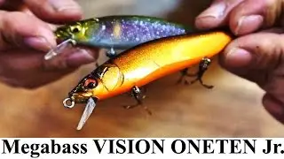 【バス釣りルアー】メガバス「ワンテンジュニア」VISION ONETEN Jr. | Megabass【動画でインプレ！】