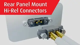 Rear Panel Mount for Hi-Rel Connectors