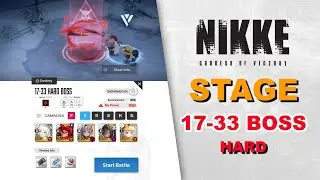 Stage 17-33 BOSS (Sinister) Hard Mode | Goddess of Victory: Nikke