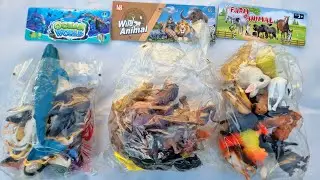 sea animals entertainment 13+ dinosaurs horse tiger lion bear cow camel 3 pack part 2. Animals Demo