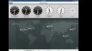 iOS 6 New iPad Clock vs. World Clock Pro Review