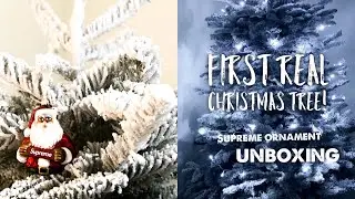 Supreme Ornament unboxing (first real Christmas tree) | Islandgirlbythebay