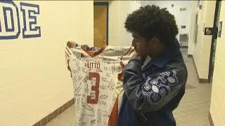 Football rivals from Hutto High School, McCallum High School come together after viral hit