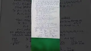 CSAT math problem PQR - PS = PPT , Find R,S values