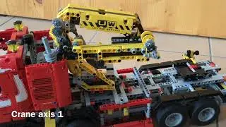 Lego Technic 8258 Power Crane Truck - functions