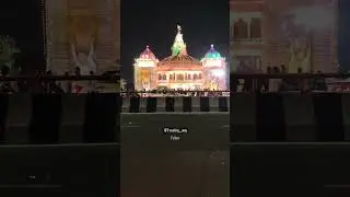 Iskcon Temple | Specially decorated due to the Janmashtami festival  #shorts #temple #noida