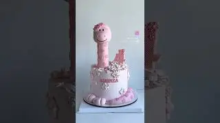 Dino cake 🍰 #cake #cakers #cakedecorating #cakeinspiration #cakedesign #cakeboutique