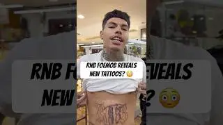 #RnbFoemob reveals new tattoos? 😳 #upcomingrapper #hiphopartist #tattoolover #texas #shorts