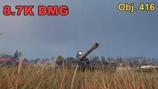 Obj. 416 - 8.7K Damage - Player: Coelho_Zueira - Map: Karelia - Server: NA | World of Tanks