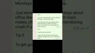 Daily Tip-2 &3 