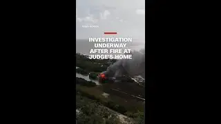 Investigation underway after fire at judge's home
