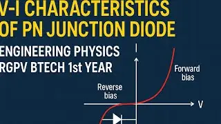 V-I Characteristics of a PN Junction Diode | Engineering Physics | RGPV BTech 1st Year