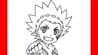 How To Draw Valt Aoi From Beyblade Burst - Step By Step Drawing