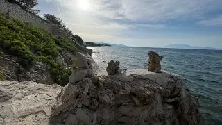 Seafront property with 60m stretch of private beach