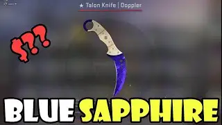 He Opened Blue Sapphire 