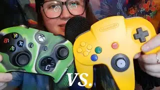 ASMR Gaming Controller sounds | XBOX vs. Nintendo 64 which is better?