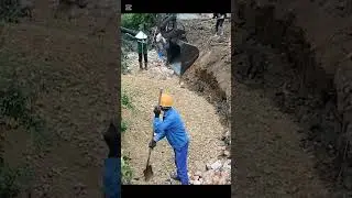 site clearance work to prepare for house construction | House building #building, #construction