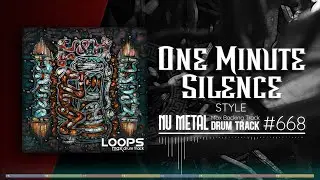 Nu Metal Drum Track / One Minute Silence Style / 100 bpm