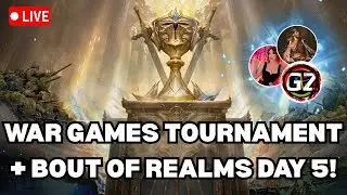 🔴 WAR GAMES TOURNAMENT! ft. @GameZoneGaminG47 @TheOnlyRicia / BOUT OF REALMS at 21:00