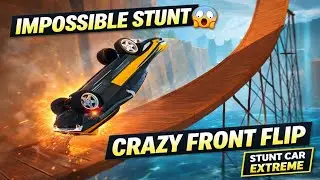Impossible Bridge Stunt 😱 | Front Flip Challenge 🔥 | Stunt Car Extreme Gameplay
