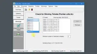 Lotto Pro Tutorial # 2 - Checking Your Lottery Tickets