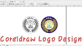 Coreldraw Fit Text to path | coreldraw logo design | Corel Fit Text to path