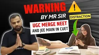 Mr sir on JEE - NEET merge with CUET by UGC || mr sir ⚠️ || #physicswallah #mrsir #jee #neet