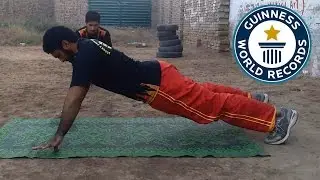 Most thumb push ups in one minute - Guinness World Records