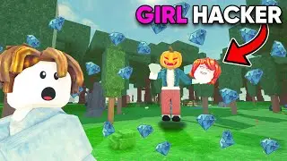 I Met a STRONGEST Girl Hacker in 99 Nights in The Forest