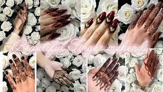 Finger mehendi designs || Eid special designs || simple finger mehndi designs 2025#fingermehndi 