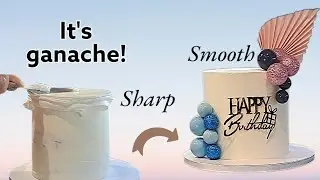 Ganache Like a Pro! Perfectly Smooth Sides & Sharp Edges