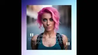 Alexa open Oracle of Light  #chatgpt #alexa #alexaskill #amazonecho #amazonechodot #amazon