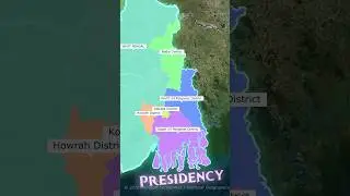 ADMINISTRATIVE DIVISIONS AND DISTRICTS OF WEST BENGAL #shorts #upsc #fact #ssc #viral #india #punjab