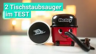 2 Tischstaubsauger im Test - Was der s&uuml;&szlig;e Henry & der stylische WEDO Akkusauger im Vergleich k&ouml;nnen!
