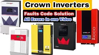 Crown Error Code solution|Crown Error Codes|Crown faults codes|All error codes|how to repair crown.